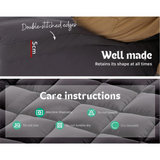 Premium Charcoal Mattress Topper - 50% OFF Today Only