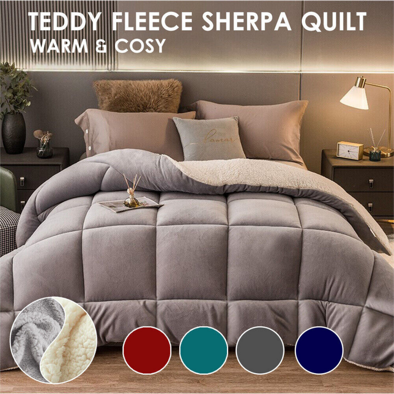 Calming 2 in 1 Teddy Fleece Doona - 50% OFF Today Only