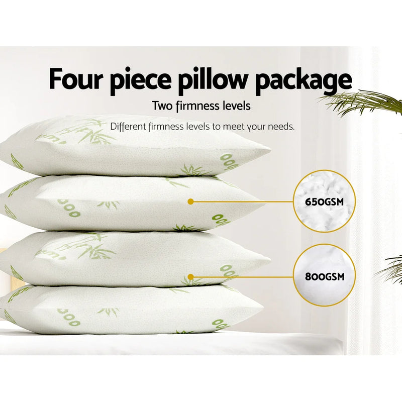 Premium Bamboo Pillow Memory Foam - 50% OFF Today Only