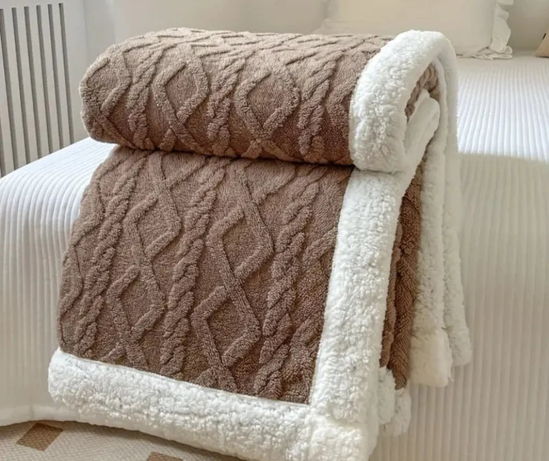 Calming Reversible Throw Blanket - 50% OFF Today Only