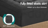 Premium Charcoal Mattress Topper - 50% OFF Today Only