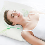 Premium Bamboo Pillow Memory Foam - 50% OFF Today Only