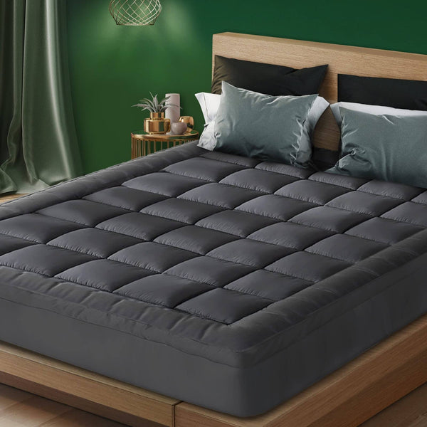 Premium Charcoal Mattress Topper - 50% OFF Today Only